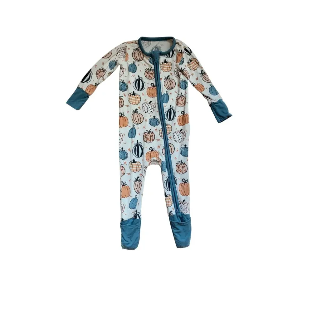 Birdie & Bean Bamboo Pumpkin Zippy